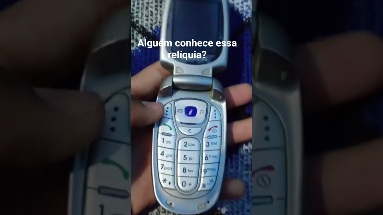 Celular antigo samsung x480