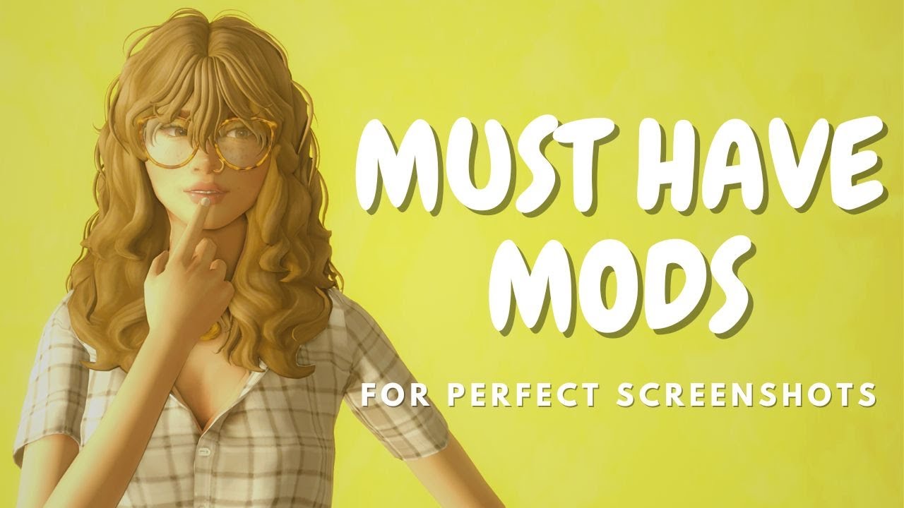 Must Have Sims 4 Mods for PERFECT Screenshots! | #sims4 #sims4mods #thesims4