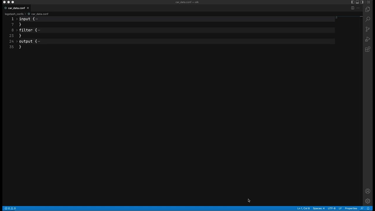 Logstash - CSV to Elasticsearch localhost