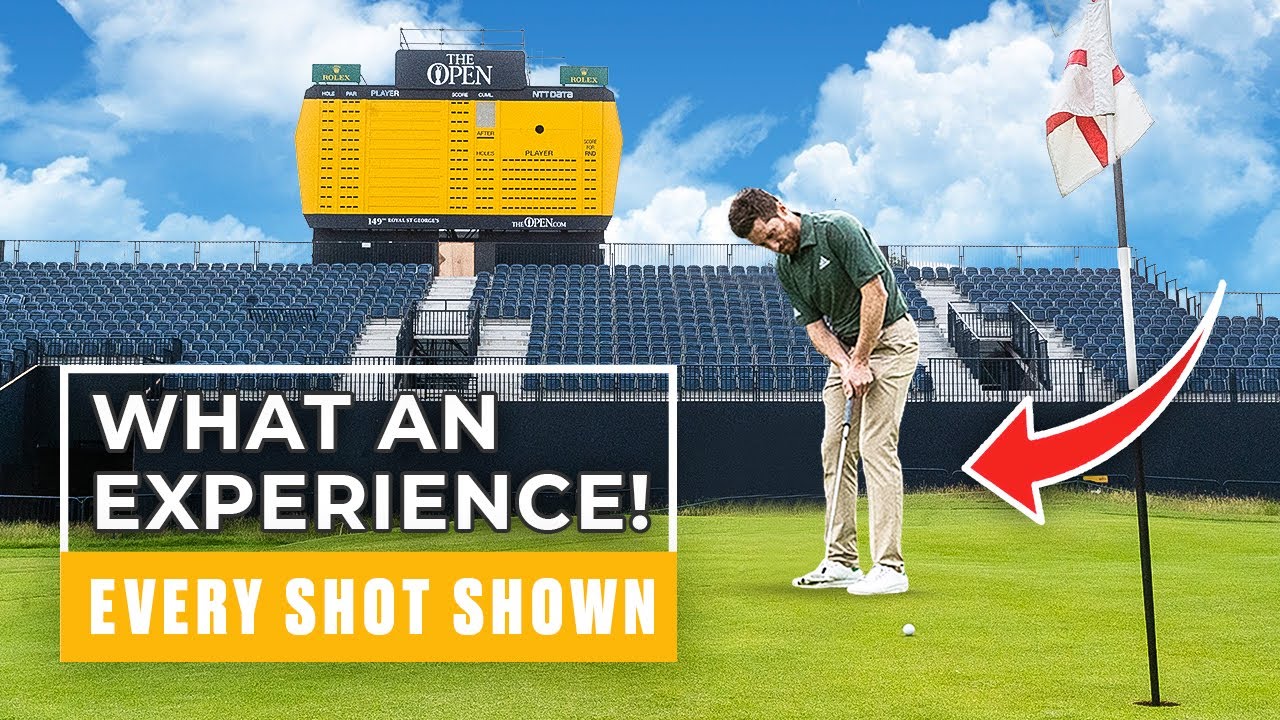 I Played ROYAL ST GEORGES Just Before THE OPEN!