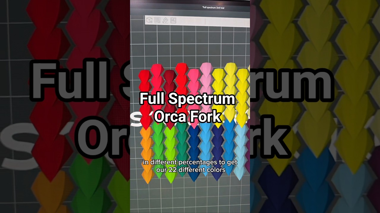 I turned 4 colors into 22 colors with the full spectrum orca fork on the U1