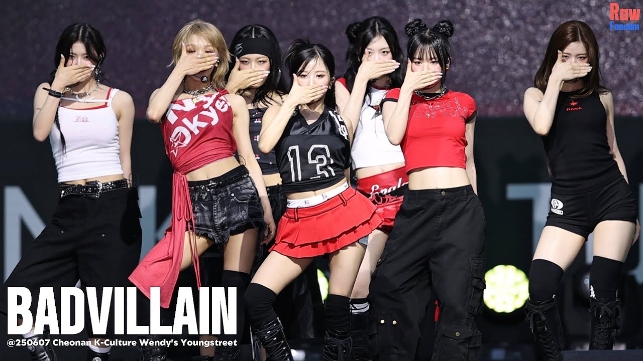 배드빌런 BADVILLAIN ♬ BADVILLAIN ♬ 숨 ZOOM 천안 K-컬처박람회 SBS 파워FM 웬디의 영스트리트 공개방송 풀캠 @250607 독립기념관