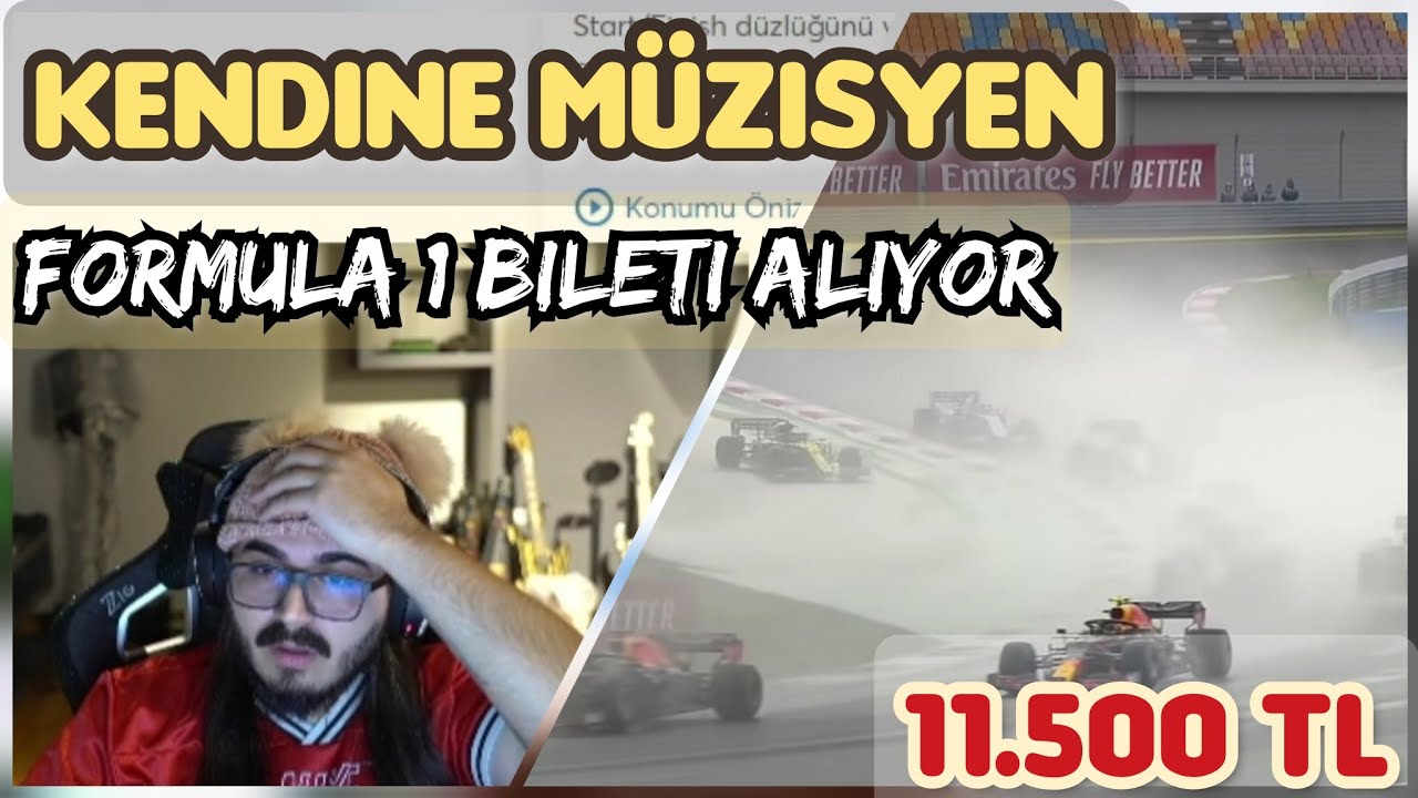KENDİNE MUZİSYEN FORMULA 1 BİLETİ ALIYOR