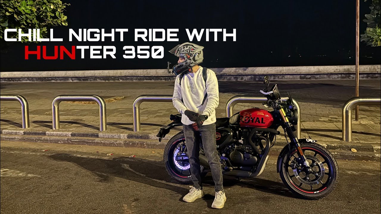 Chill Night Ride With Hunter 350 🏍️ | Ride Ke Dauran Police 🚨 Ne Mare Fatke 🤯😰😣