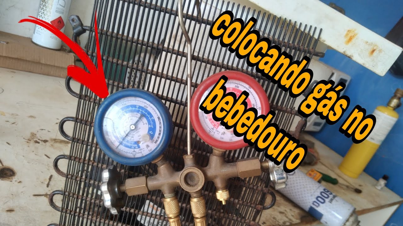 COLOCANDO GÁS NO BEBEDOURO