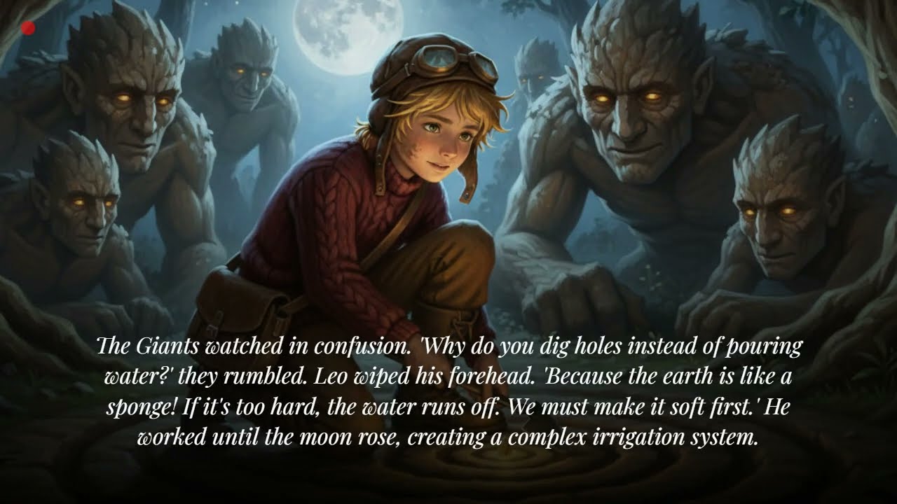 The Clever Boy and the Magic Seed on the Planet of the Green Giants #storyforkids #fantasystory
