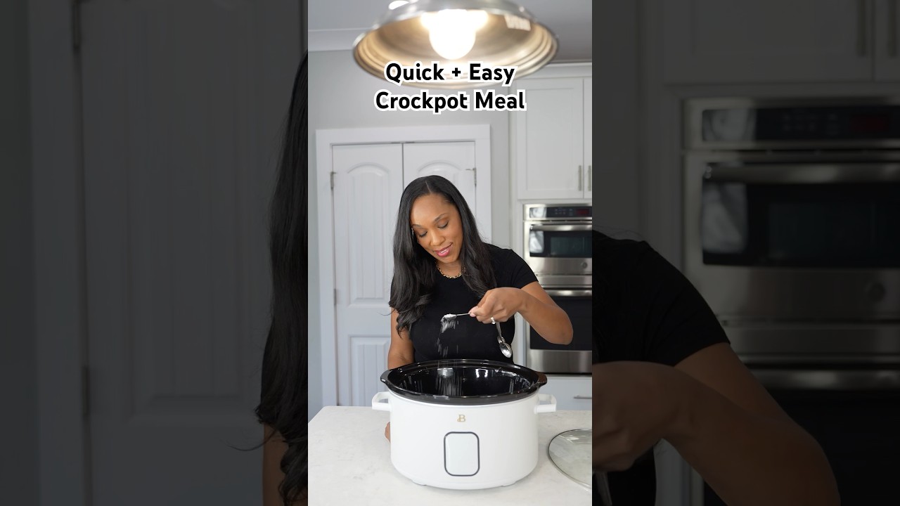 Easy crockpot meal idea that&rsquo;s kid approved 😋#crockpotmeal #crockpotcooking #crockpotrecipes
