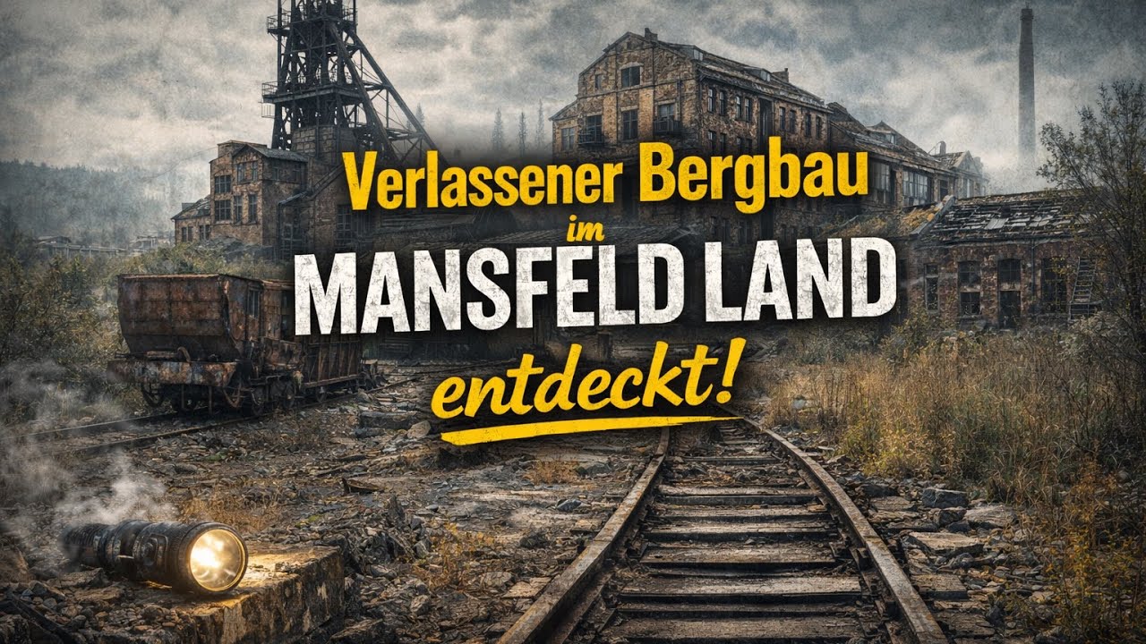 Helbra BergBau Halden Ruinen