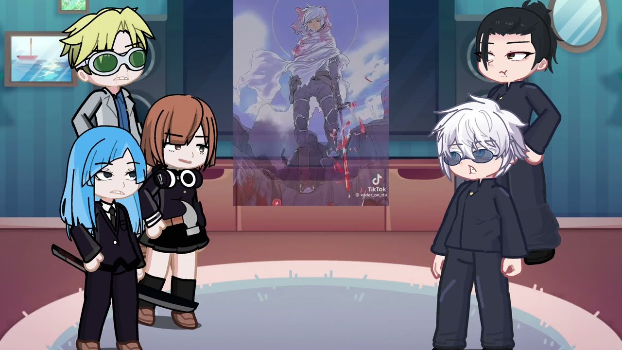 Jujutsukaisen react to Bell | danmachi | Gojo | Gacha life 2