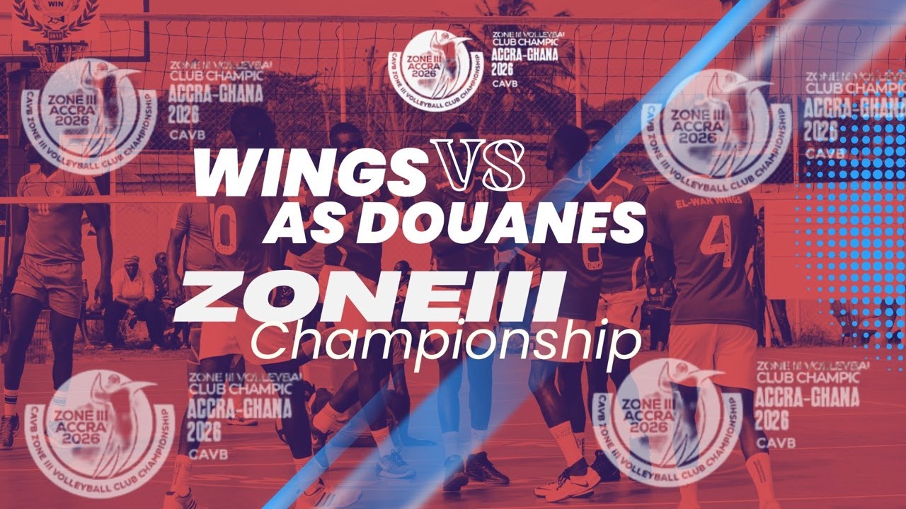 🔴 LIVE: El Wak Wings vs AS Douanes | Ranking Match | CAVB Zone III Volleyball Club Championship 2026
