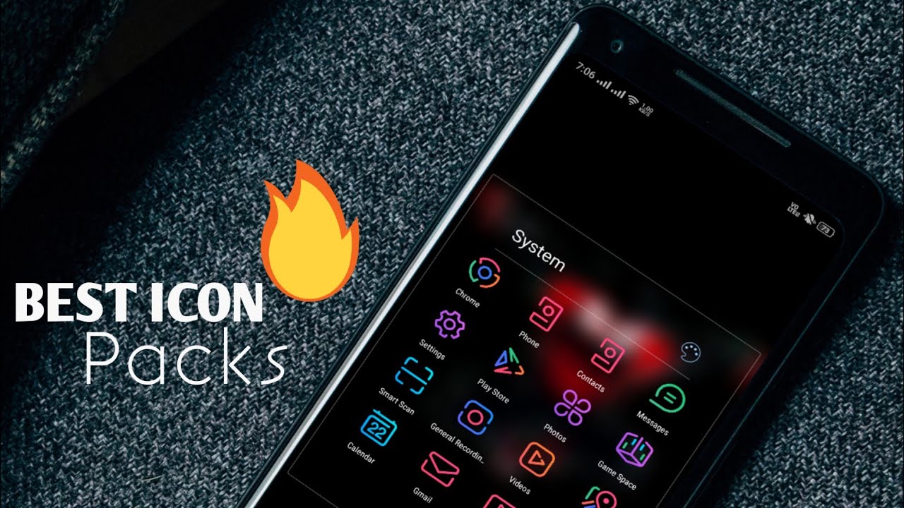 Top 5 Unique icon packs for android (SEPTEMBER) 2019