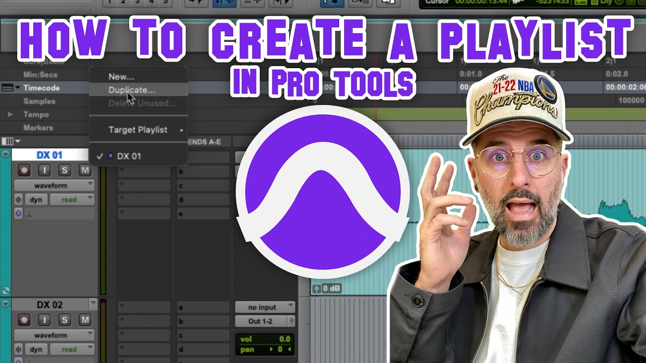 Как создать плейлист в Pro Tools