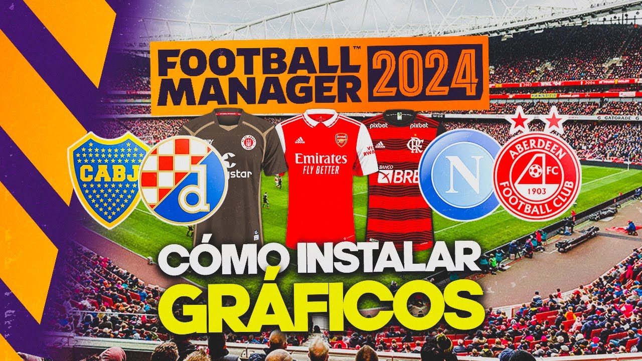 CÓMO AGREGAR ESCUDOS Y CAMISETAS EN FOOTBALL MANAGER 2024