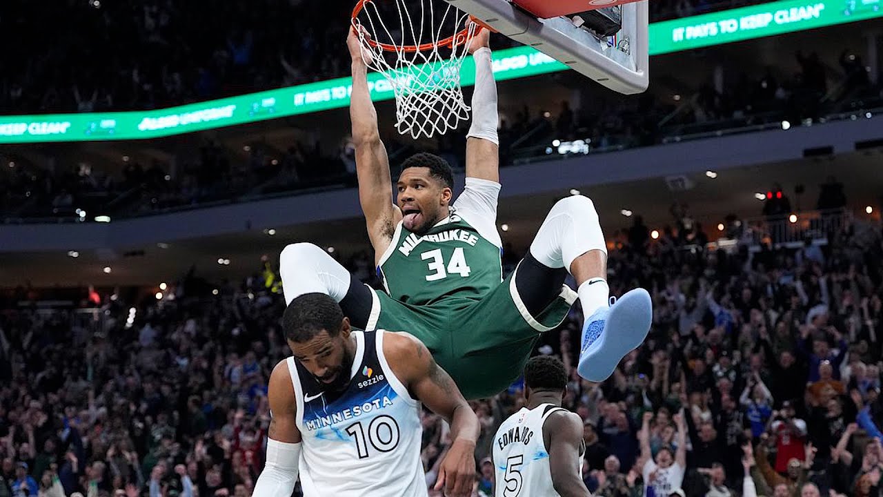 '34 -3 RUN' 골스 클퍼 덴버 멤피팬들의 응원을 받은 쿤보가 간다 | NBA 밀워키 VS 미네소타