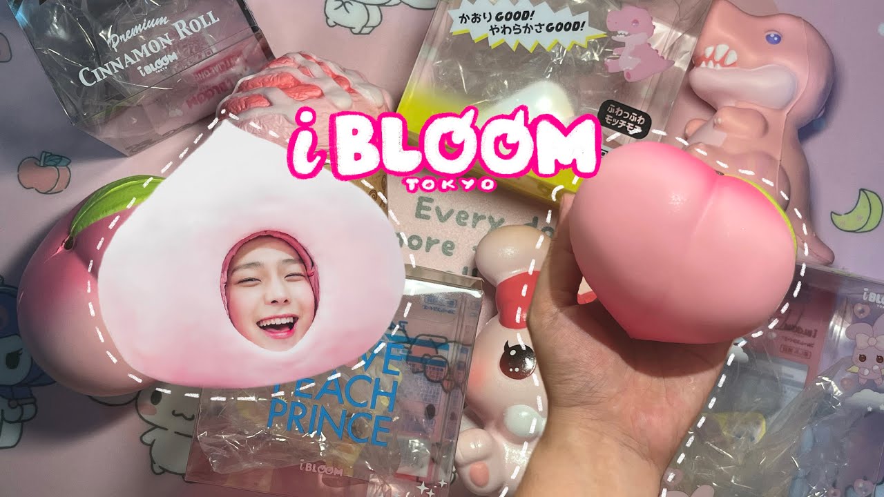iBLOOM squishy package ASMR (5% off promo code) | THANK YOU FOR 100+ SUBS