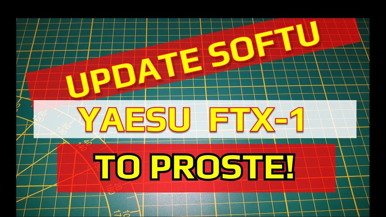 YAESU FTx-1 OPTIMA new firmware update!