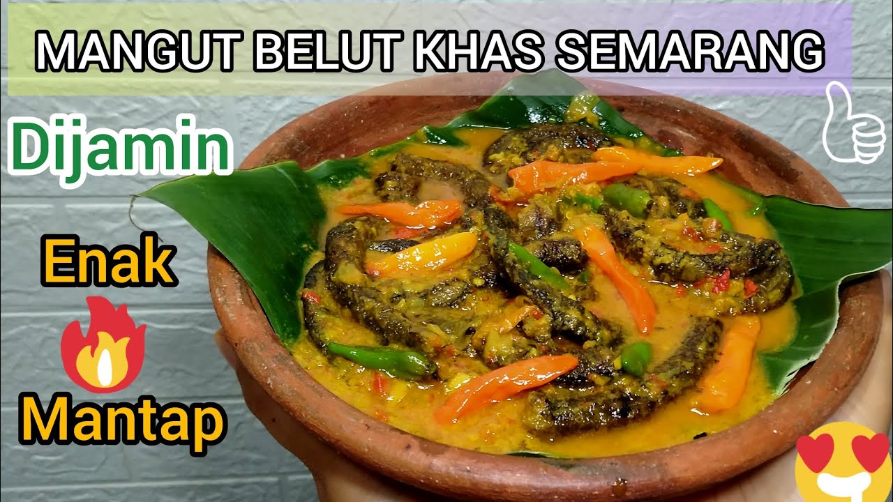 RESEP MANGUT BELUT ASAP SEMARANG