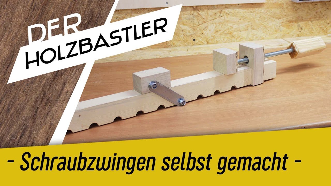 Leimklemmen selbst gemacht - So baust du dir deine eigenen Schraubzwingen