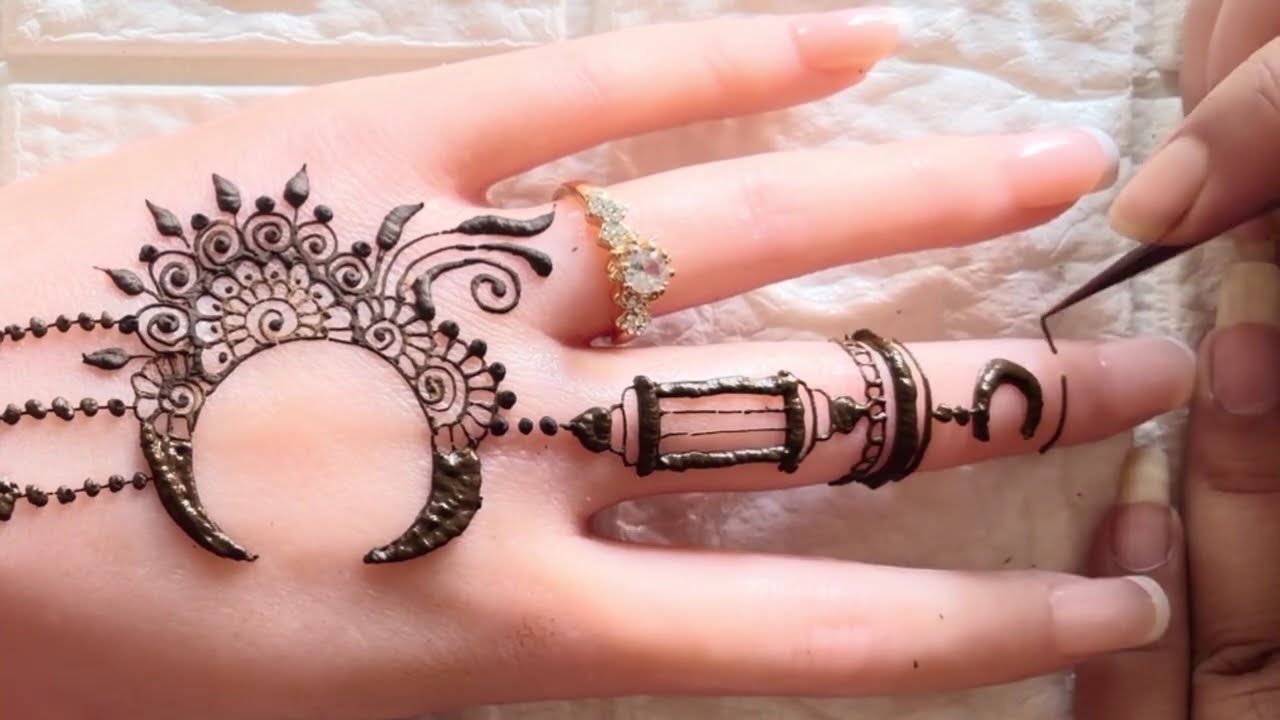 Beautiful and elegant Eid mehndi design | Eid mehandi design | Very beautiful and simple Eid design