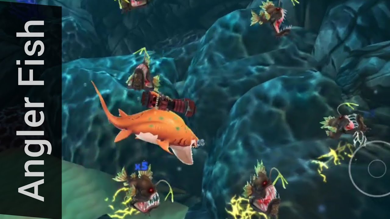 Hungry Shark World - Quest Eat 30 Angler Fish - Where To Find Lots Of Angler Fish??