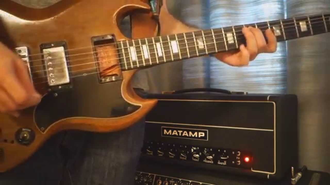 Matamp Gibson SG 1973 doom sludge