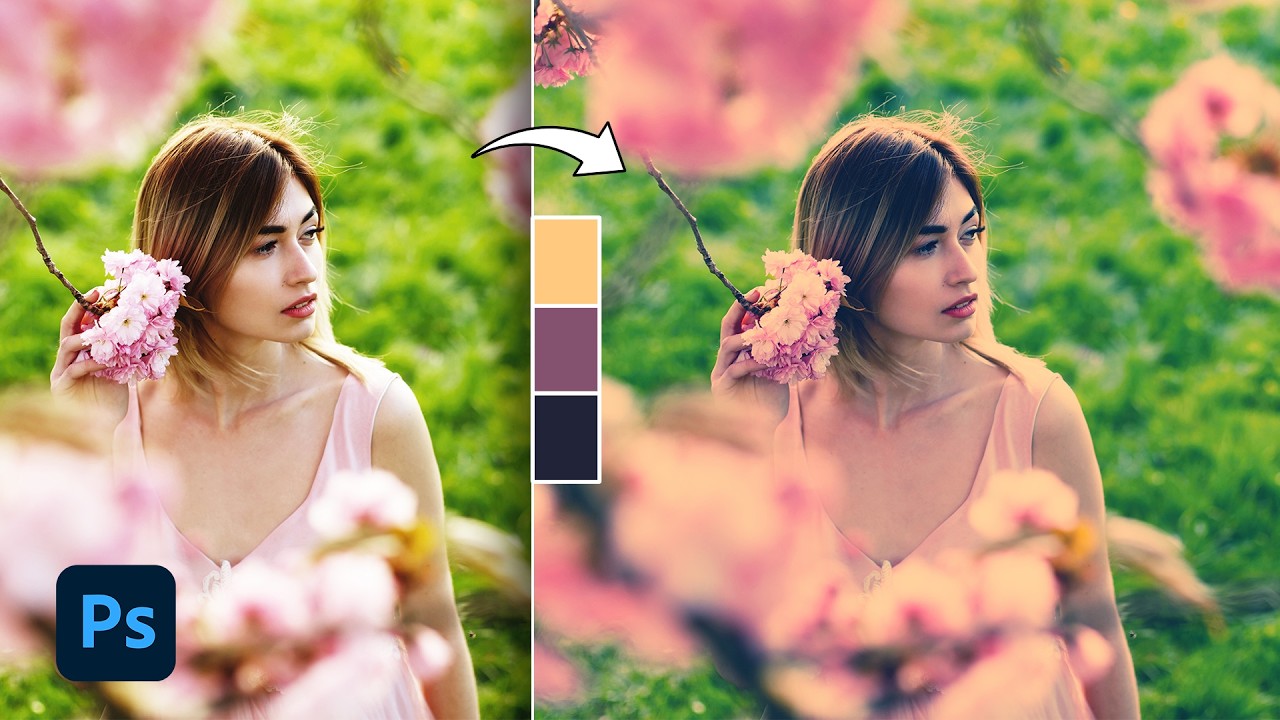 A Secret Auto Color Grading Trick in Photoshop!