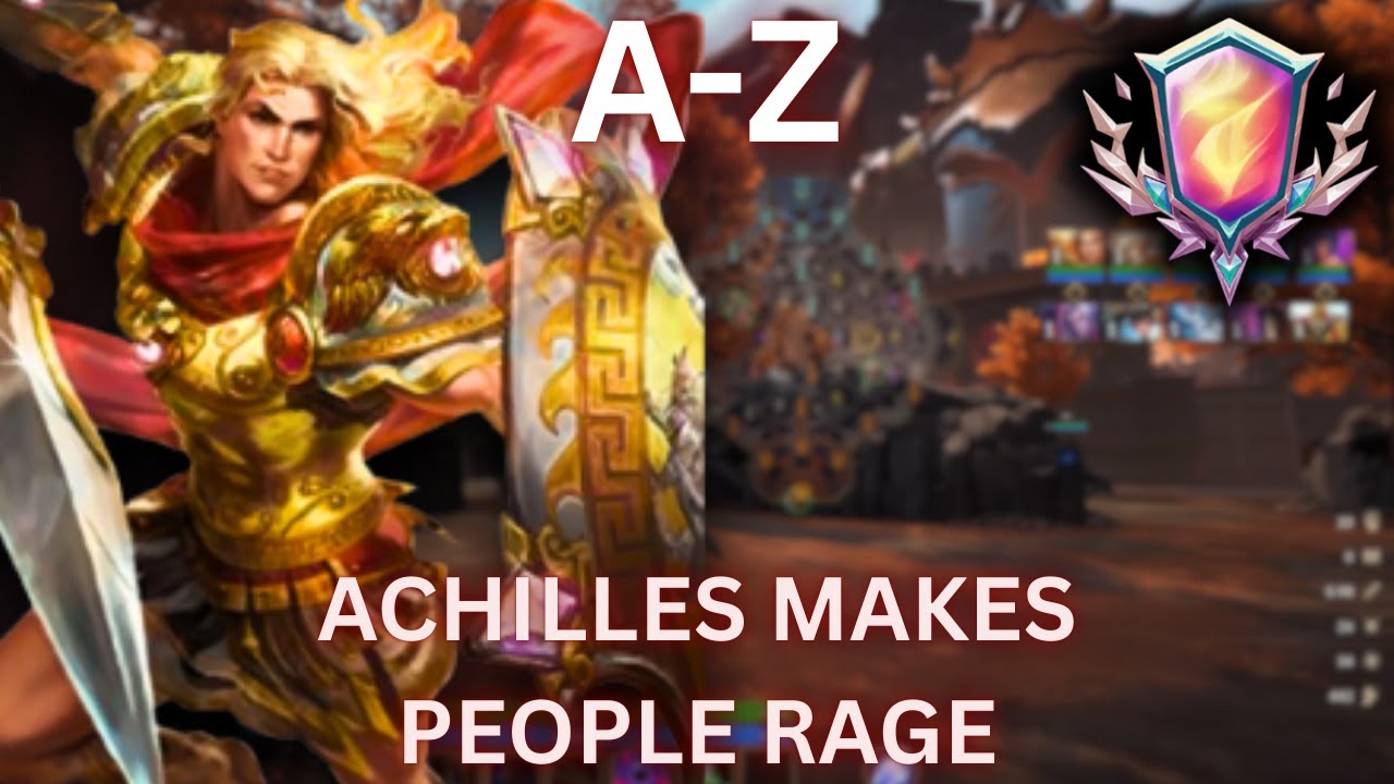 ACHILLES MAKES PEOPLE RAGE QUIT - Smite 2 A-Z