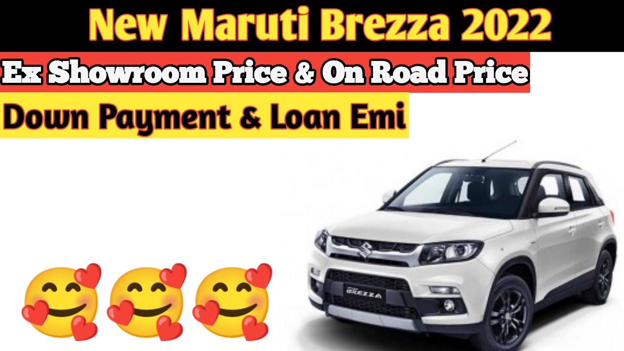 Maruti Suzuki Vitara Brezza 2022 - Brezza Facelift 2022 - Brezza Lxi Base Model 2022 On Road Price