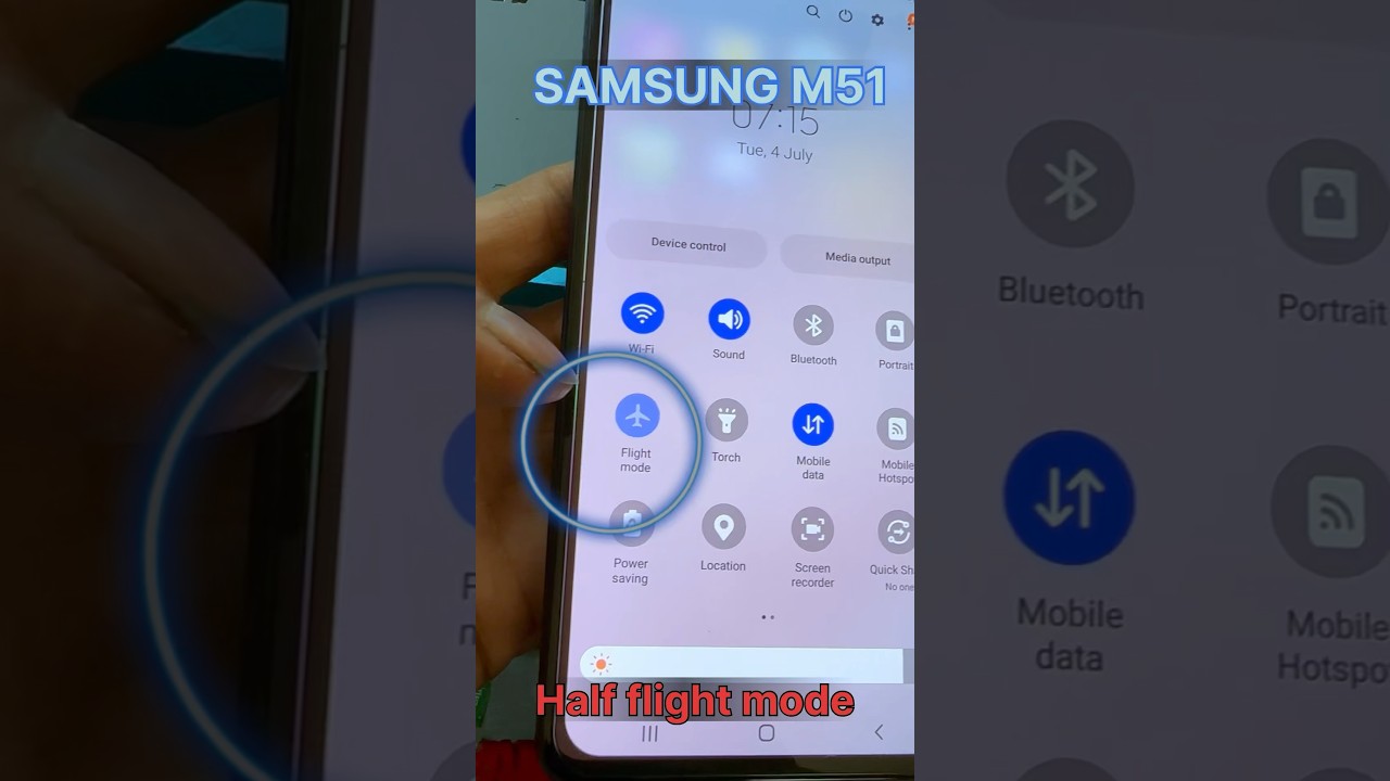 SAMSUNG M51 HALF FLIGHT MODE PROBLEM #technicalmilan #hardware #mobileinstitute #androidphone