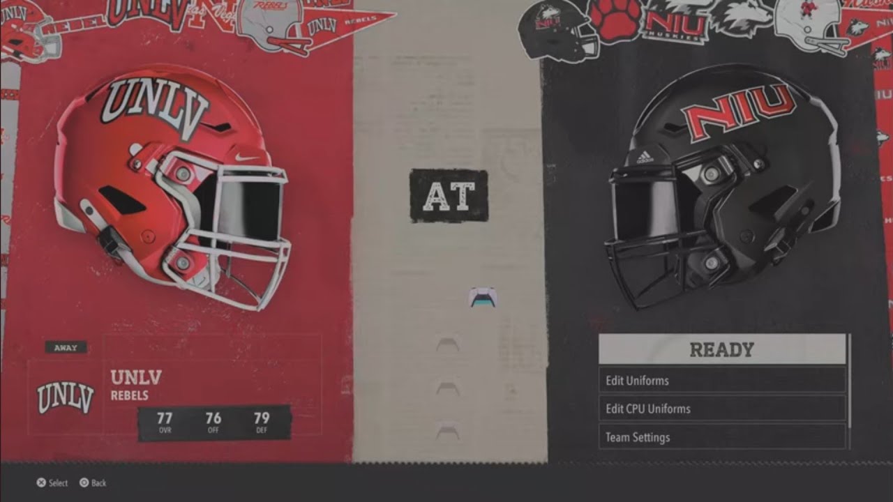 CFB 26 UNLV V Northern Illinois WEEK 2 YEAR 1