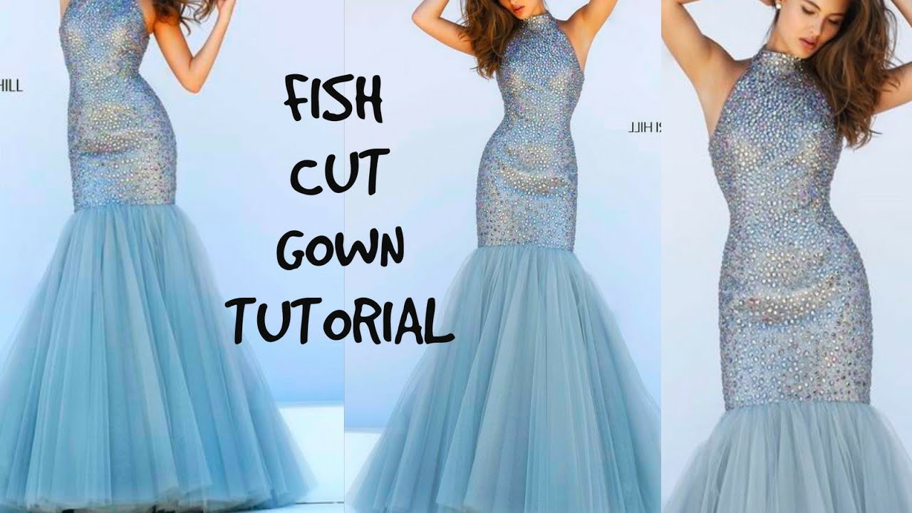Partywear FISH CUT Gown कैसे Customise करवाएं Including Fabric #fashion #stylingtips