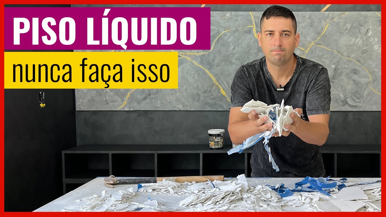 PISO L&Iacute;QUIDO, cuidado, nunca fa&ccedil;a isso se n&atilde;o vai dar errado.