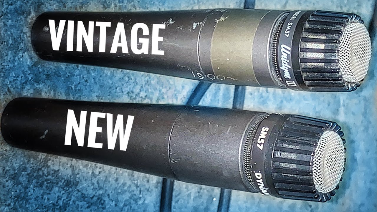 Shure SM57 - NEW vs VINTAGE!