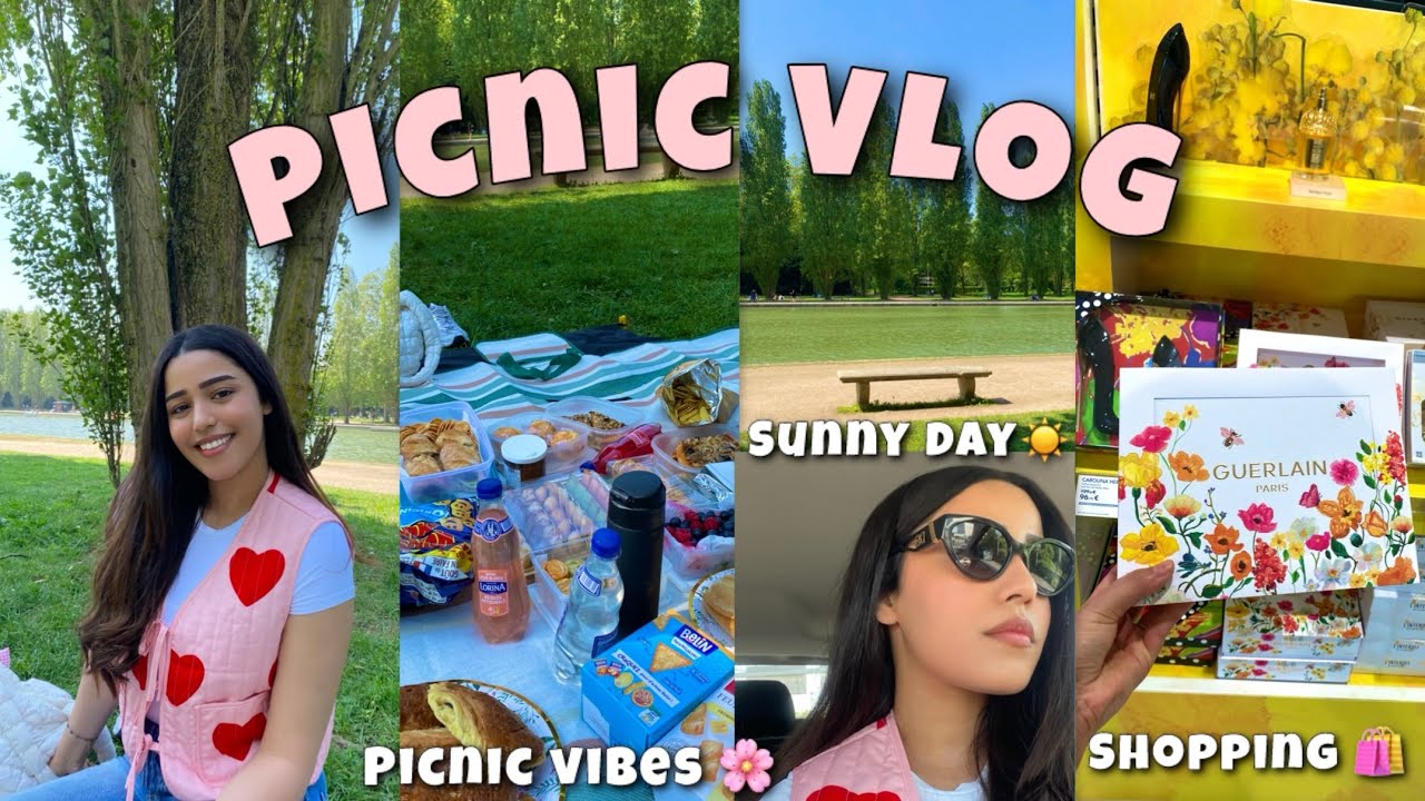 PICNIC VLOG ☀️🌸 🧺 - نهار زوين و بيكنيك مع صحاباتي | SHOPPING 🛍️( PRIMARK, Normal,….) مشترياتي من