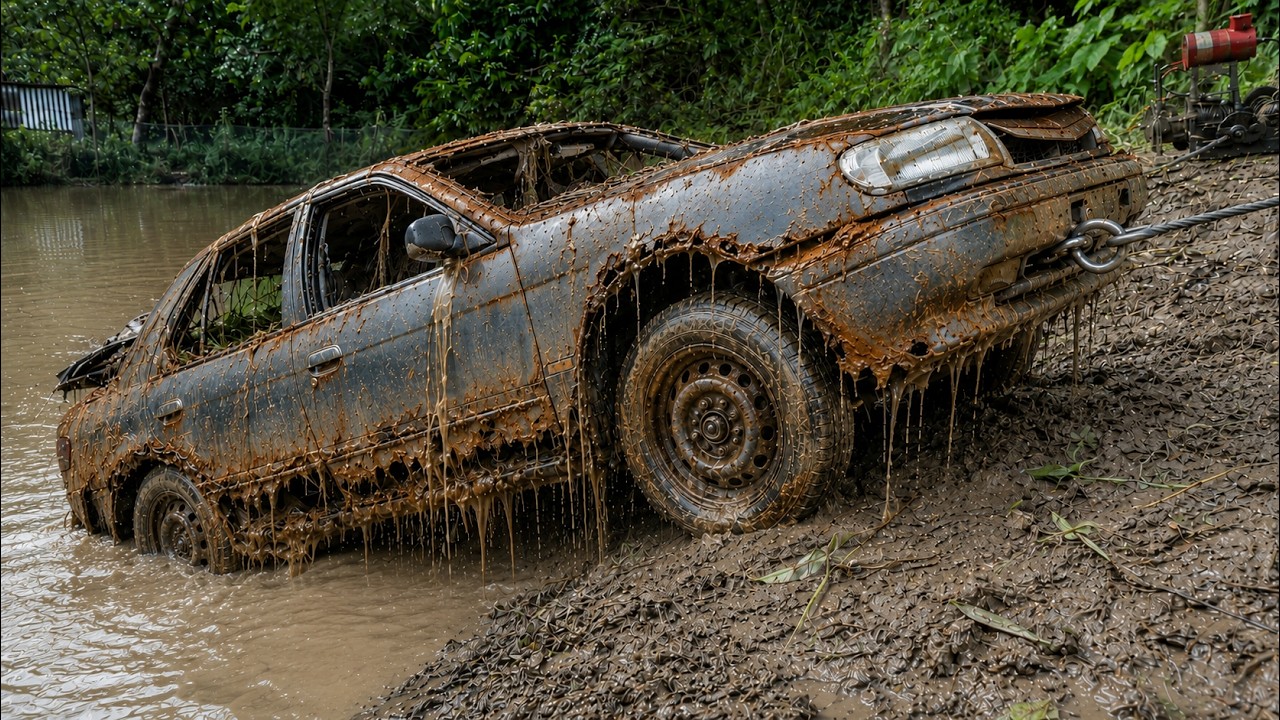 Car Swept Away by the Flood Rescued&mdash;What We Found Inside Was Unbelievable!