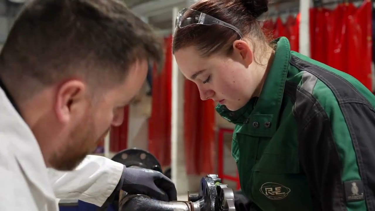 Female Pipe Fitting Apprentice - Rebecca O'Brien