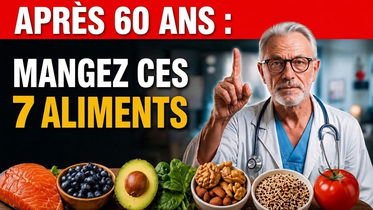 Les 7 Aliments Qui Freinent le Vieillissement Apr&egrave;s 60 Ans (Les M&eacute;decins Confirment)