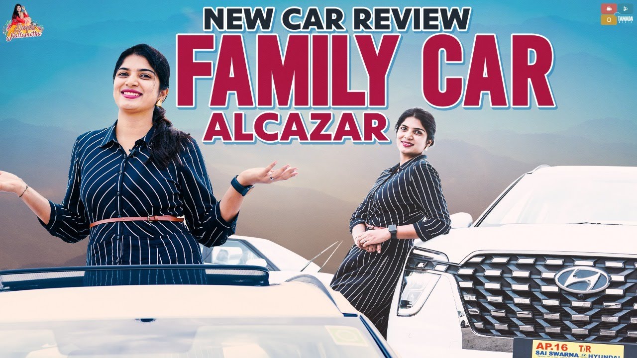Family  Car ALCAZAR| New car Review|| 6seater premium SUV|First Drive|Deepti Nallamothu| Life Style|