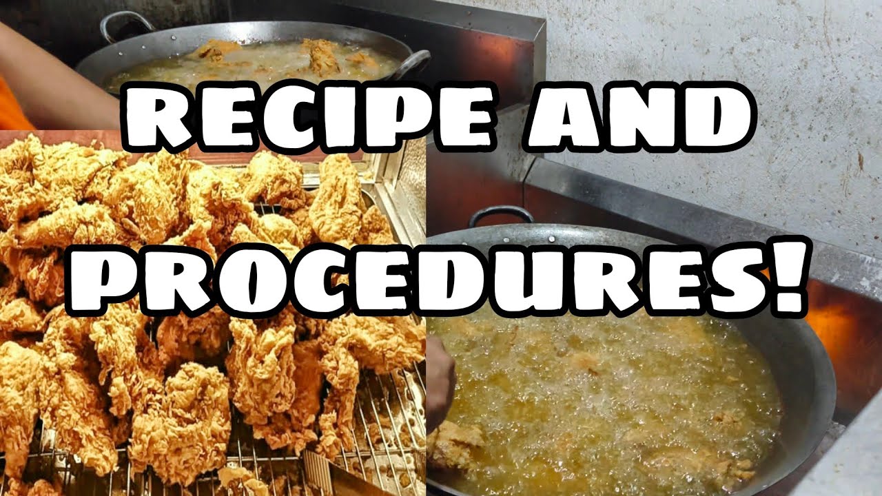paano magluto ng masarap na fried chicken. #freerecipe #procedures