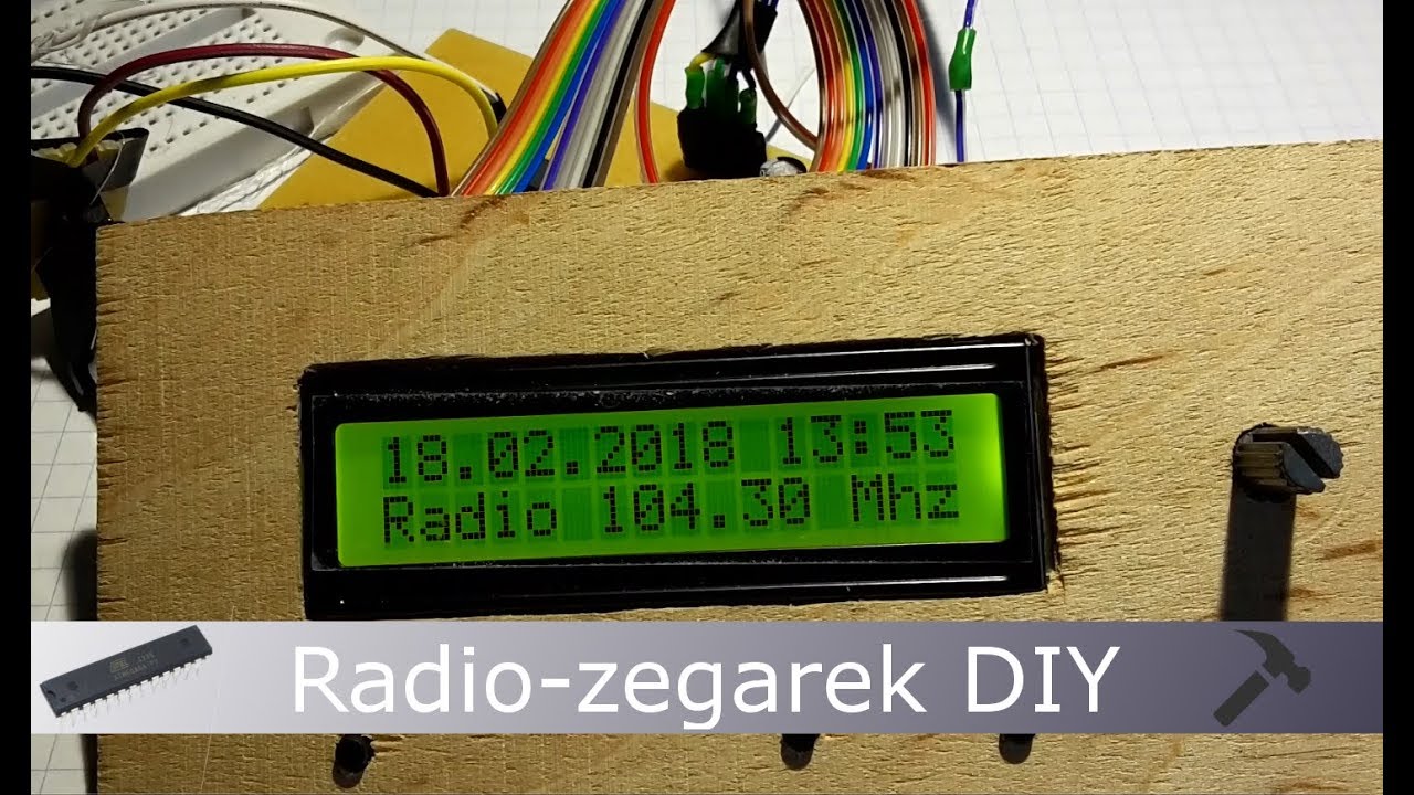 Radio-zegarek DIY