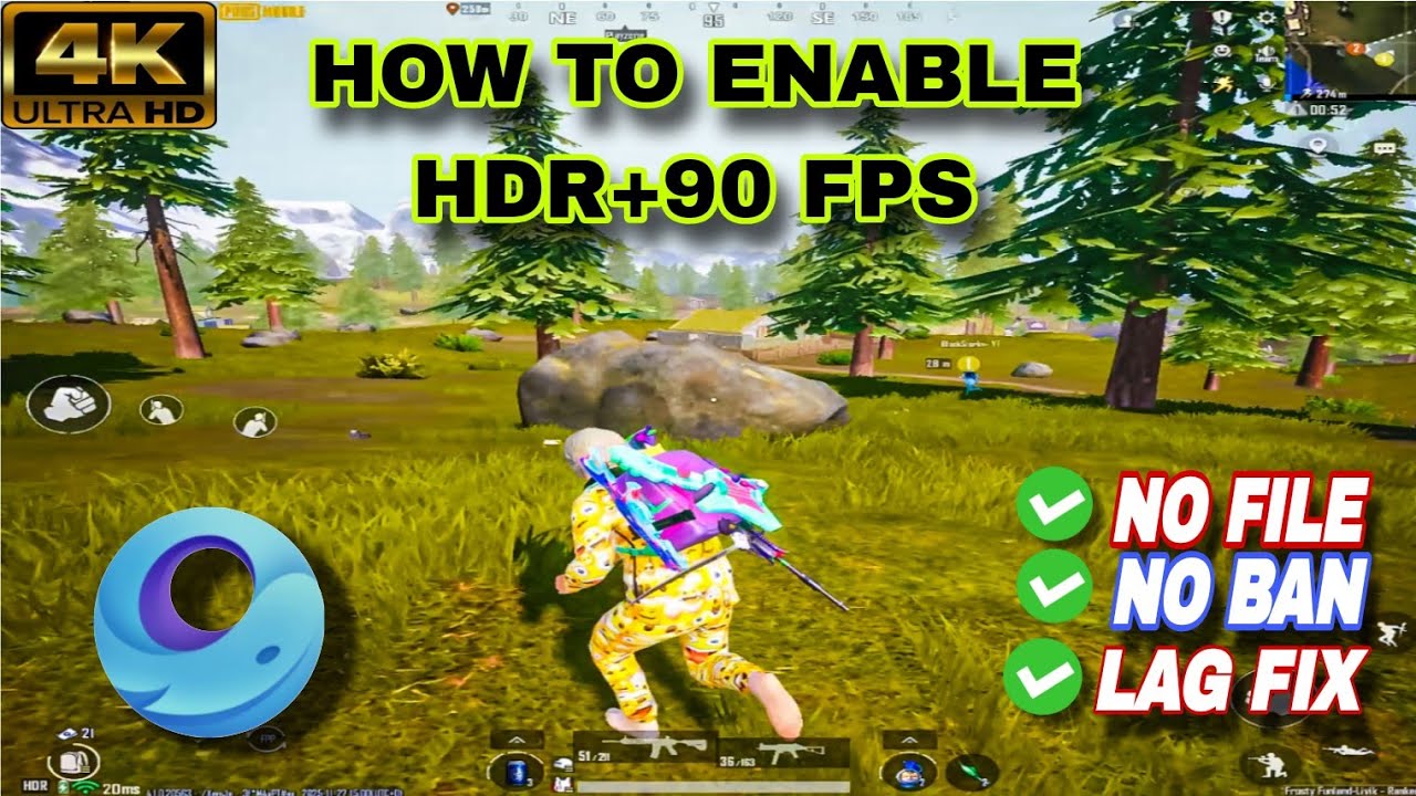 Unlock HDR + 90 FPS in PUBG Mobile Emulator 😱 | GameLoop Secret Settings