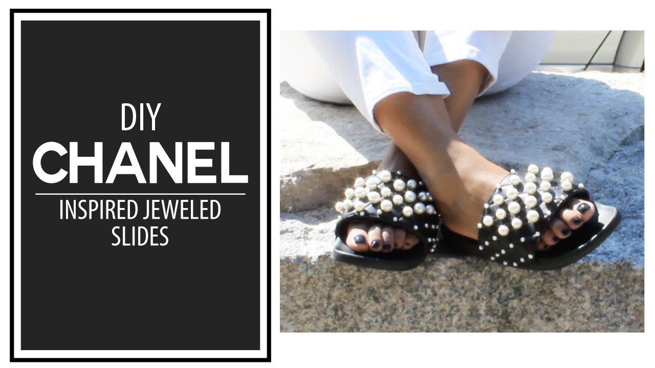 DIY CHANEL SLIDES