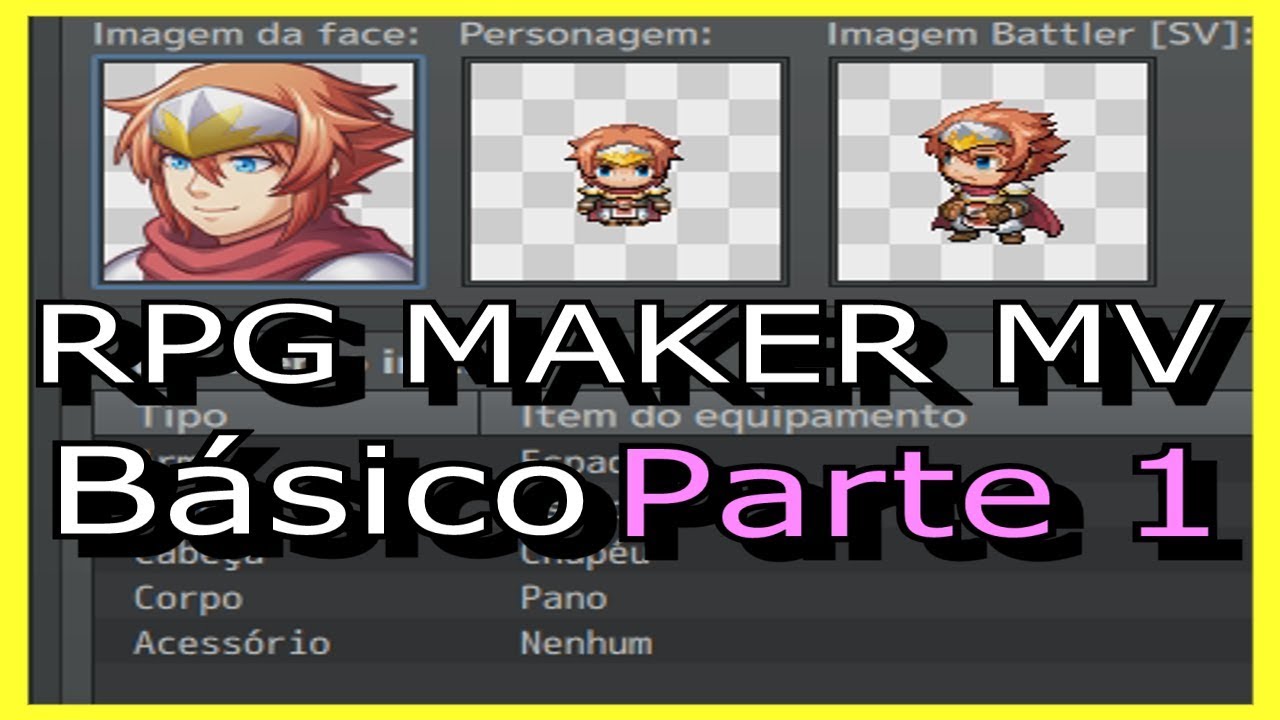 RPG Maker MV - Básico - Banco de Dados - Parte (1/3)