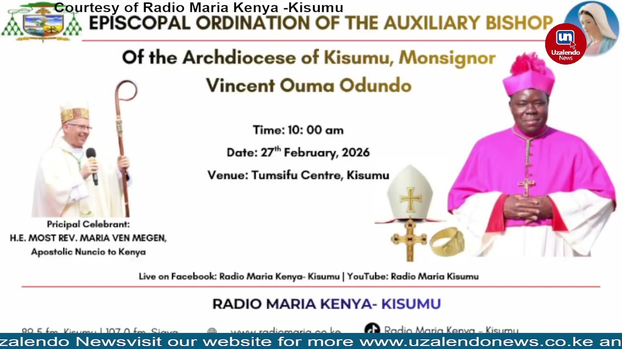 See Catholic Bishops Present in Kisumu During Episcopal Ordination of Bishop Vincent Odundo