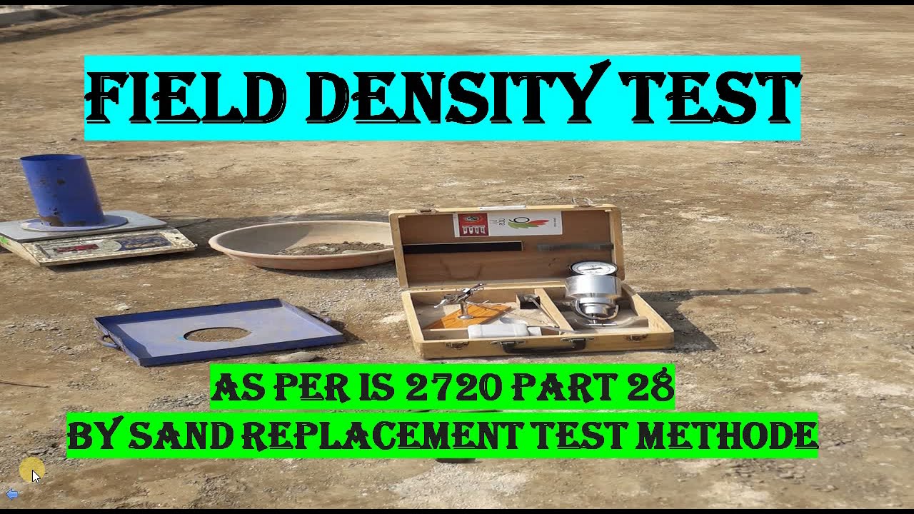 Field Density test By Sand Replacment Test with Calculation #fielddensitytest #subgradedensitytest