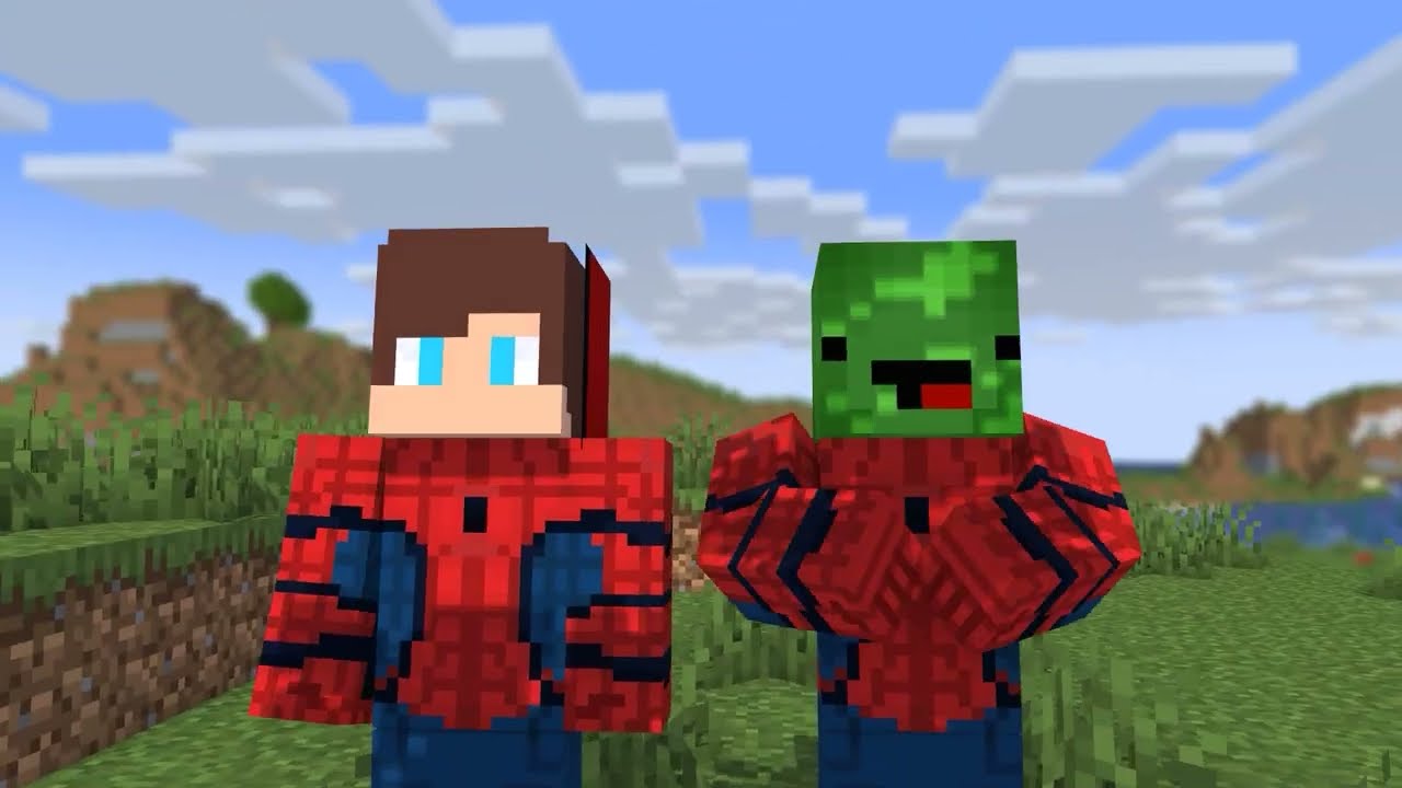 JJ and Mikey Girls FELL in Love with HULK and IRON MAN - Minecraft Animation / Maizen