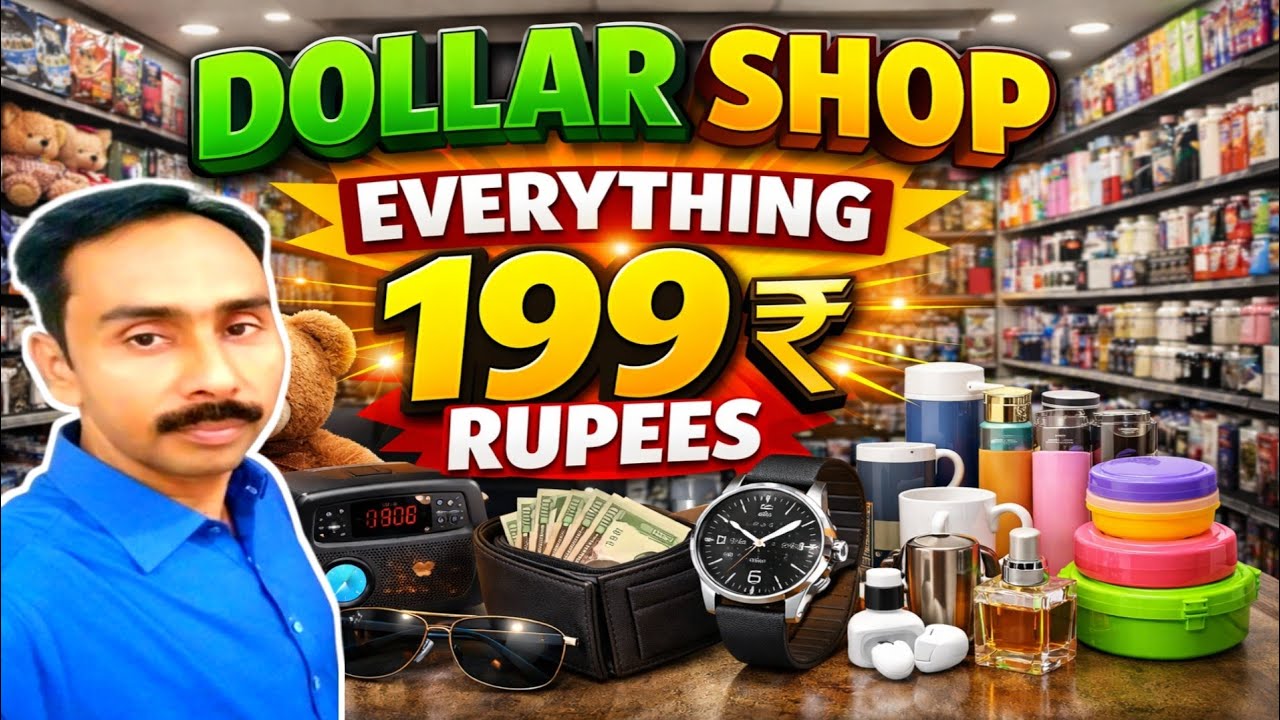 199 RUPEES MEN JO CHAHO KHAREDO ll Landhi ka famous DOLLAR SHOP