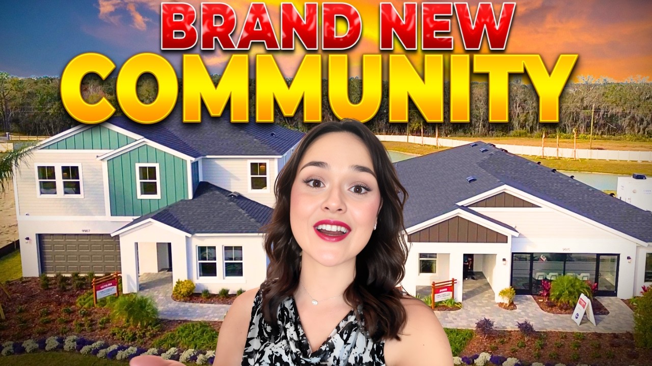 Inside a New Construction Home in Wesley Chapel FL - Perfect Family Floor Plan & No CDD Fees!
