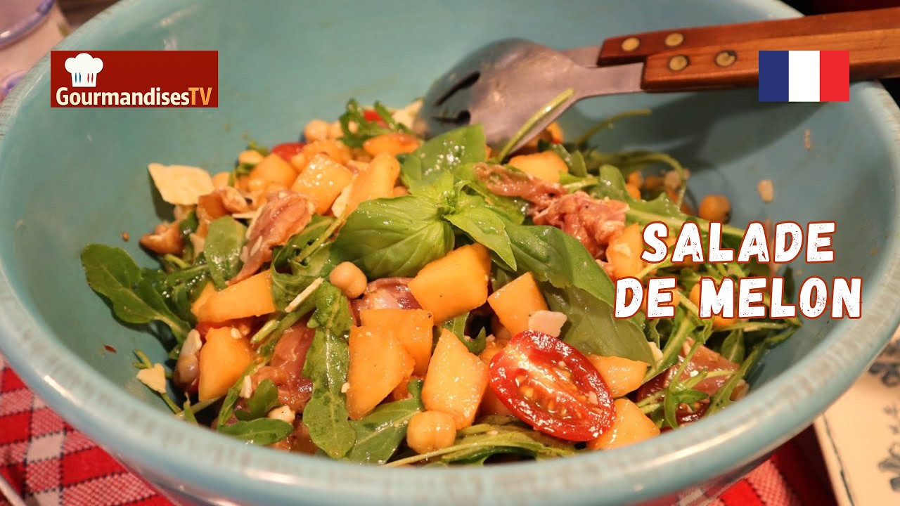 Ma SALADE DE MELON au Jambon de Bayonne et ses surprises ! - Mère Mitraille - Gourmandises TV