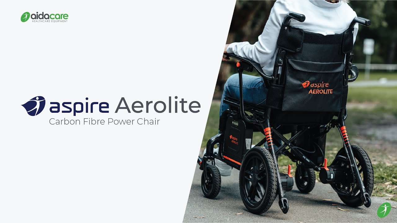 Aspire AeroLite Carbon Fibre Power Chair | Aidacare